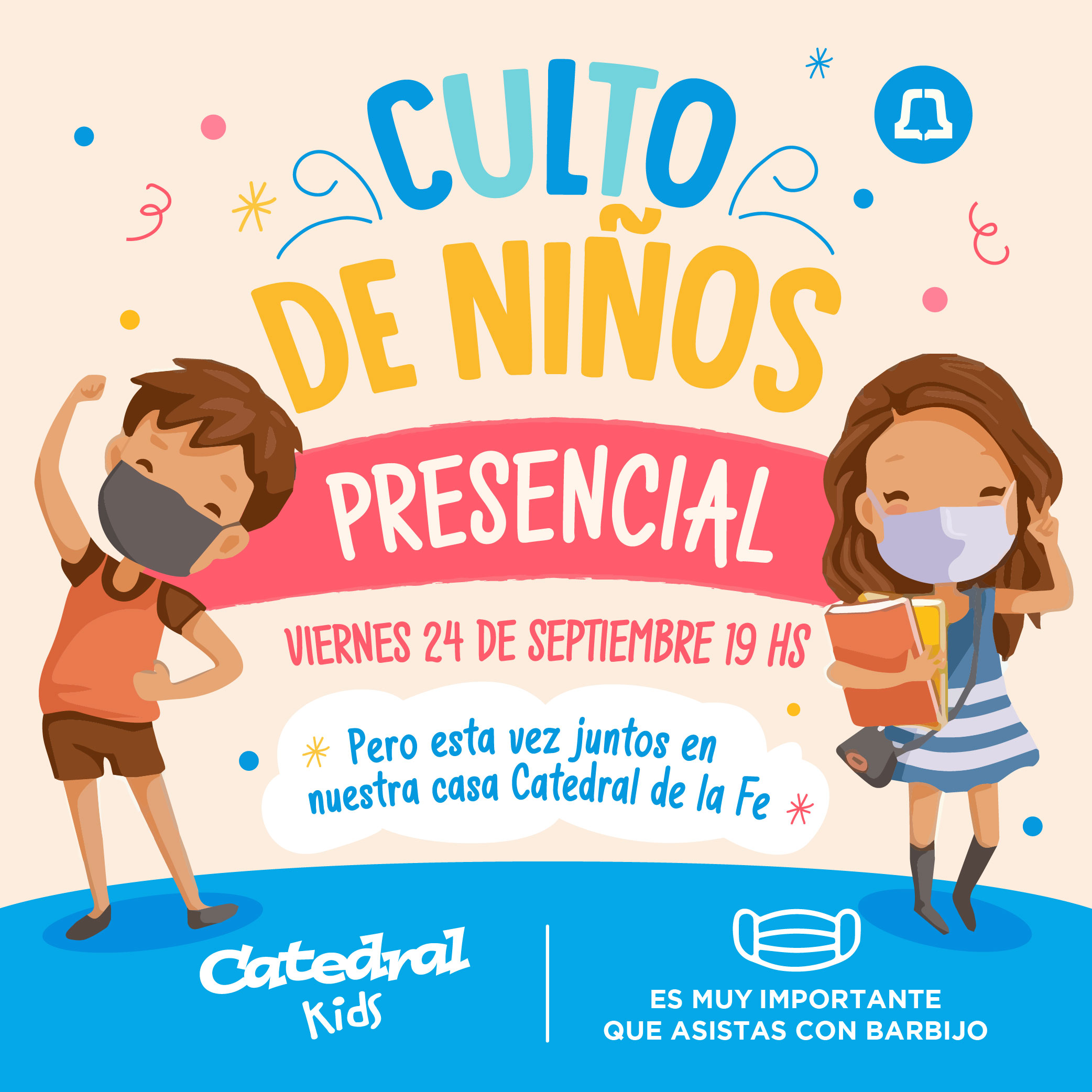 Culto de Niños: (Presencial)