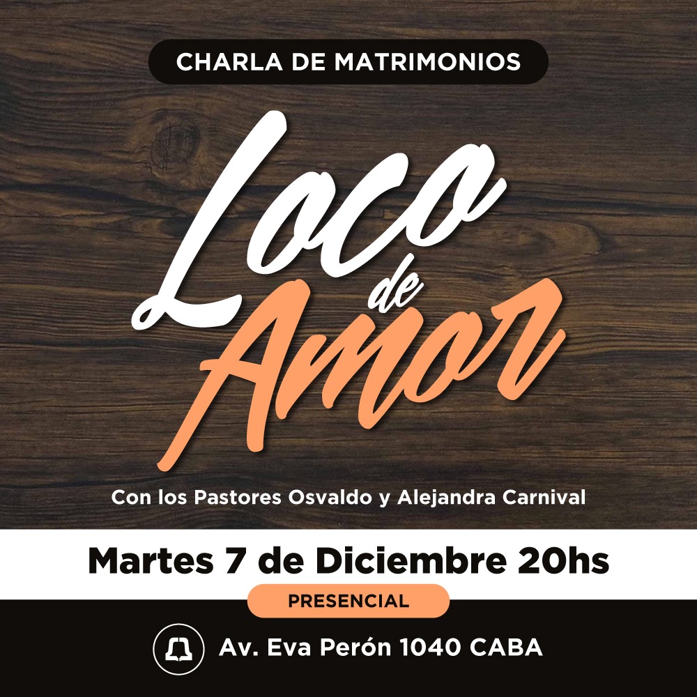 Charla de matrimonios: