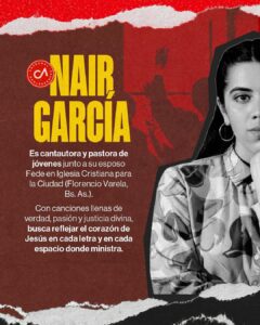 ¡QUE! Nair Garcia, cantautora cristiana, es una de nuestras oradoras en el Congreso de Adolescen